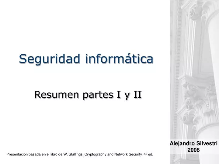 PPT Seguridad informática PowerPoint Presentation free download ID