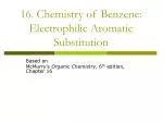 Ppt Chemistry Of Benzene Electrophilic Aromatic Substitution