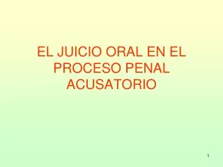 Ppt Principios Y Etapas Del Proceso Penal Acusatorio Y Oral