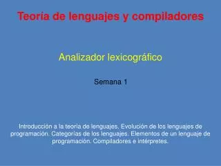 PPT LENGUAJES DE PROGRAMACIÓN PowerPoint Presentation free download