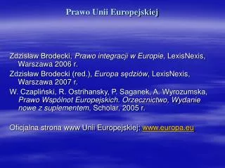 Ppt Najbardziej Znane Miejsca Pa Stw Unii Europejskiej Powerpoint