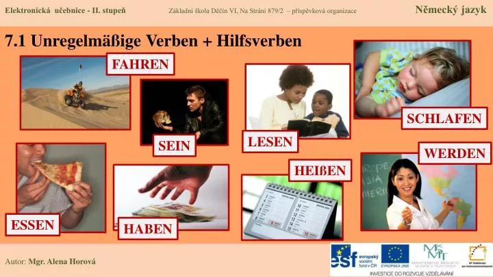 PPT Unregelmäßige Verben Hilfsverben PowerPoint Presentation ID