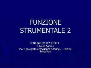 Ppt Relazione Finale Della Funzione Strumentale Area Powerpoint