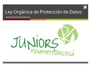 PPT Ley Org Nica De Protecci N De Datos LOPD PowerPoint Presentation