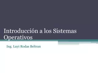 Ppt Tema Conceptos De Los Sistemas Operativos Modernos I