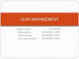 Ppt Lean Project Management A Path To Efficiency Powerpoint