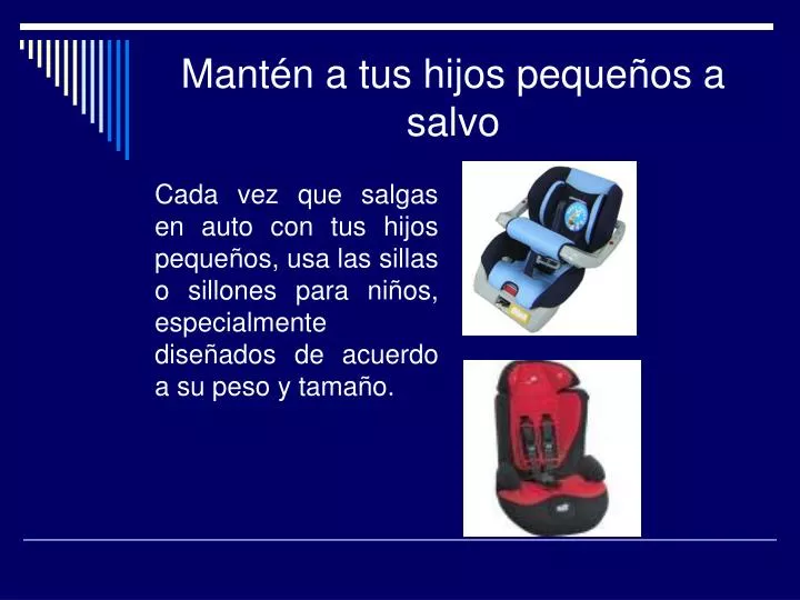 PPT Mantén a tus hijos pequeños a salvo PowerPoint Presentation free