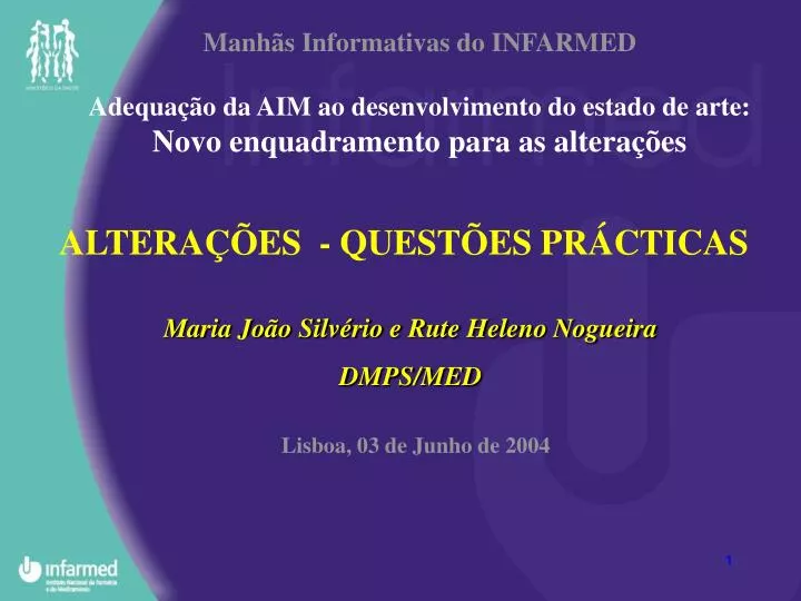 PPT ALTERAÇÕES QUESTÕES PRÁCTICAS PowerPoint Presentation free