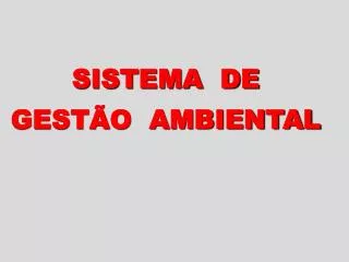 Ppt Sistema De Gest O Ambiental Powerpoint Presentation Free