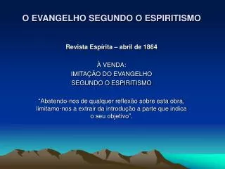 Ppt Estranha Moral Evangelho Segundo O Espiritismo Cap Xxiii