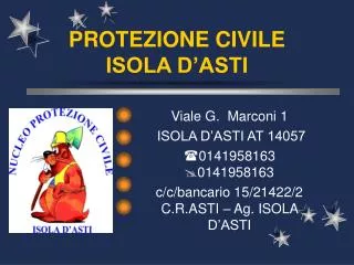 PPT Il Sistema Nazionale Di Protezione Civile PowerPoint Presentation