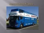 Removals to France, Removals to Spain, Removals Southampton,