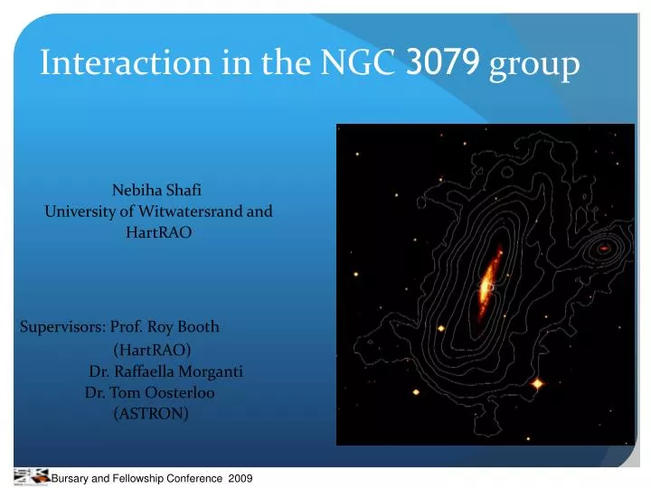 interaction in the ngc 3079 group