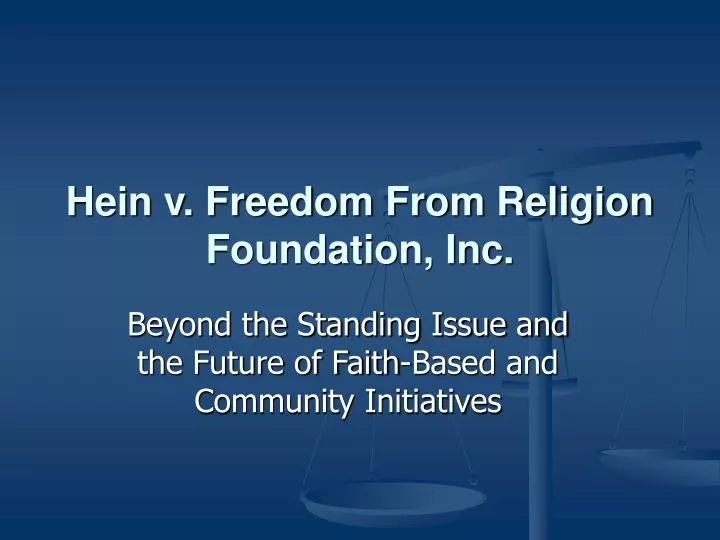 hein v freedom from religion foundation inc