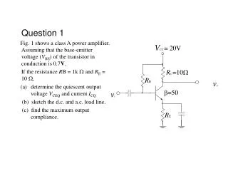 Question 1