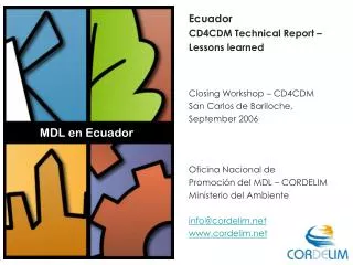 MDL en Ecuador