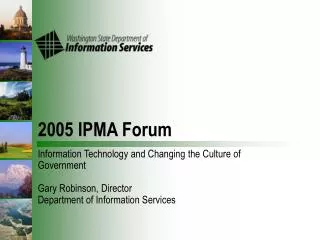 2005 IPMA Forum