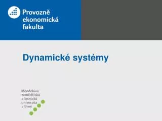 dynamick syst my