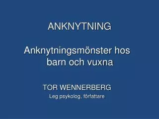 anknytning
