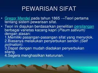 pewarisan sifat