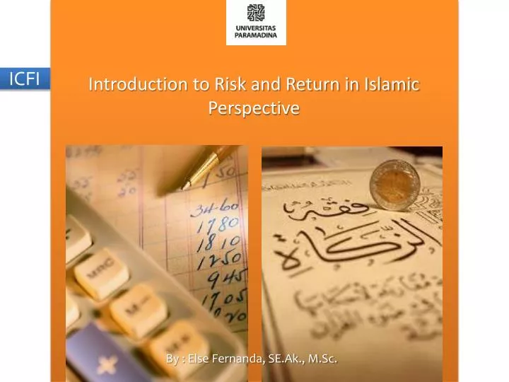 introduction to risk and return in islamic perspective