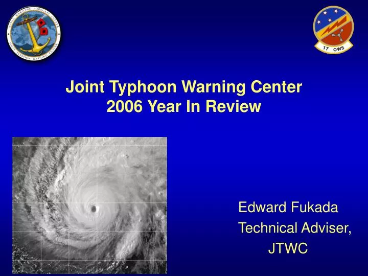joint typhoon warning center 2006 year in review