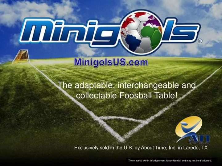 the adaptable interchangeable and collectable foosball table