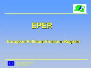 EPER European Pollutant Emission Register