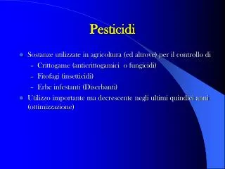pesticidi