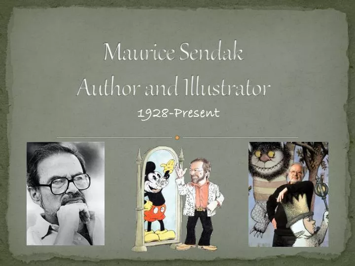 maurice sendak author and illustrator