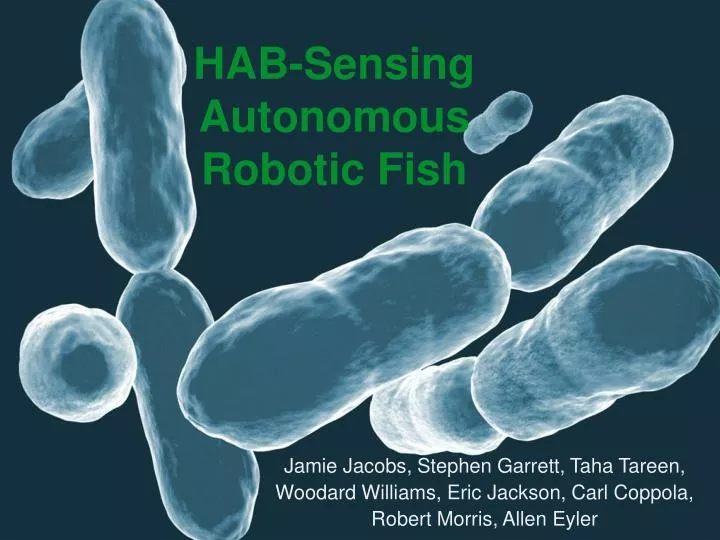 hab sensing autonomous robotic fish