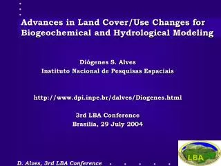 Advances in Land Cover/Use Changes for Biogeochemical and Hydrological Modeling