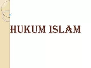 hukum islam