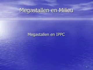 megastallen en milieu