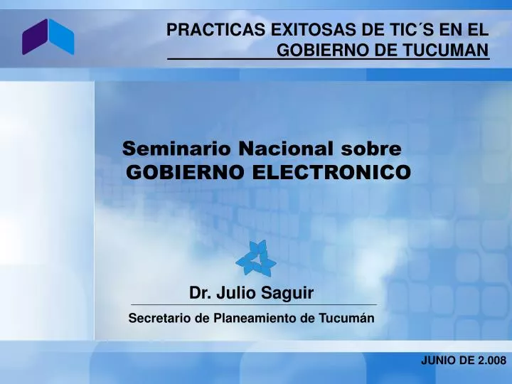 seminario nacional sobre gobierno electronico