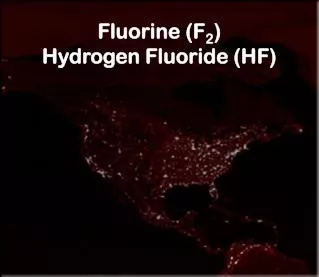 Fluorine (F 2 ) Hydrogen Fluoride (HF)