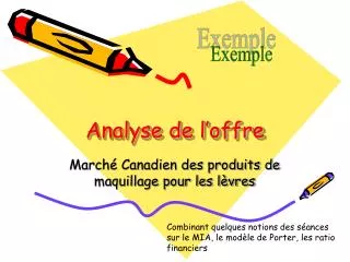 analyse de l offre