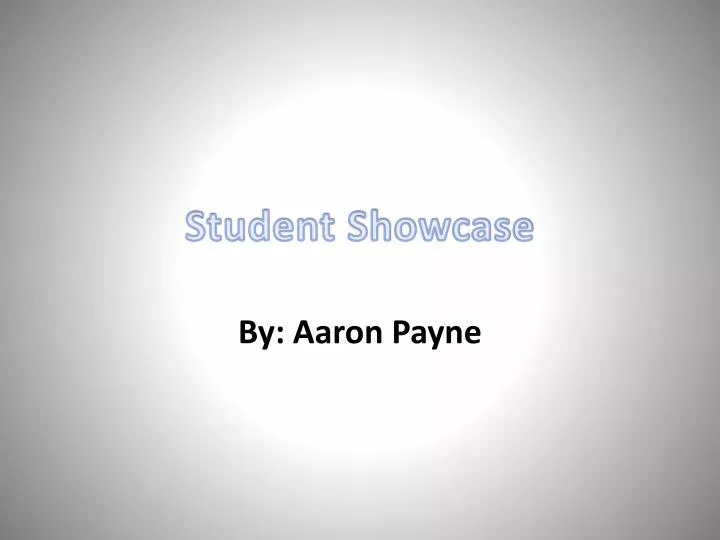 student showcase