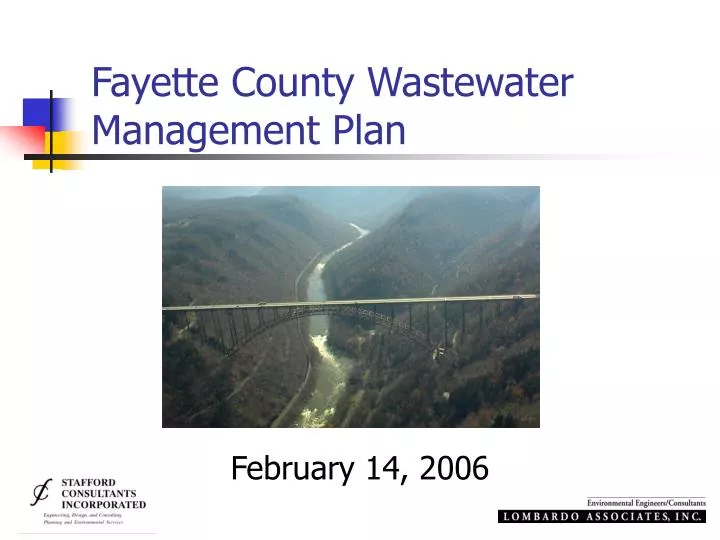 fayette county wastewater management plan