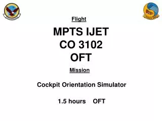 MPTS IJET CO 3102 OFT