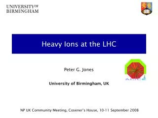 Heavy Ions at the LHC