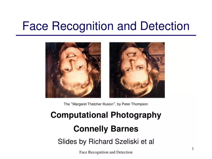 face recognition and detection