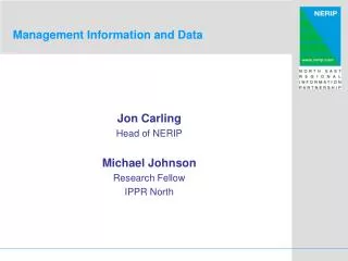 Management Information and Data