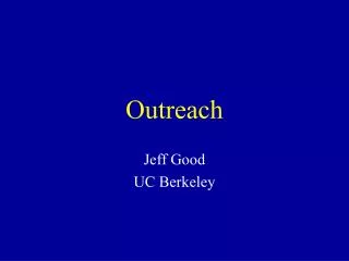 Outreach