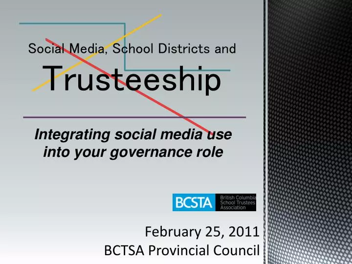 social media school districts and trusteeship