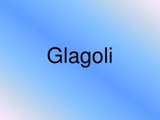glagoli