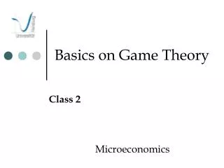 Basics on Game Theory