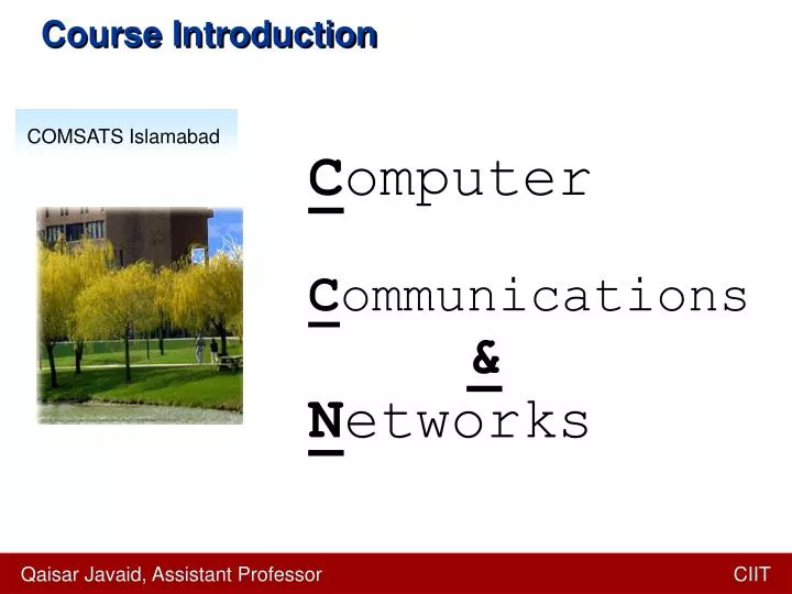 course introduction