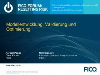 modellentwicklung validierung und optimierung