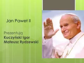 jan pawe ii